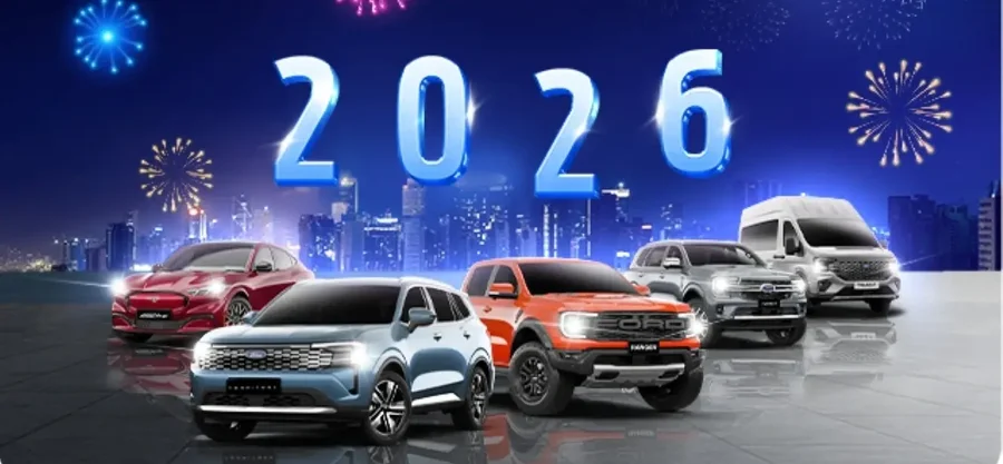 Năm Mới Bứt Phá, Cùng Ford Tiến Xa với Cơ hội nhận ưu đãi lên đến 100% Lệ Phí Trước Bạ và nhiều quà tặng hấp dẫn trong Tháng 02/2026